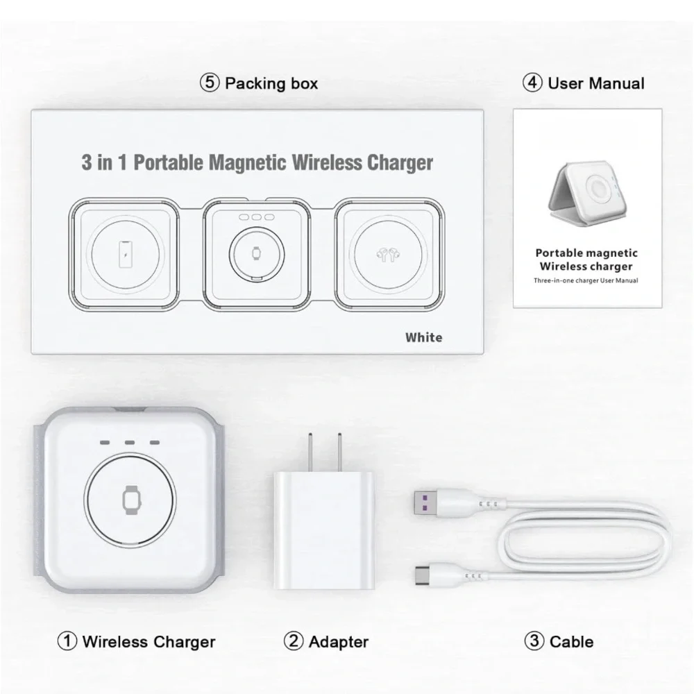 CHI-CHARGE SNAP 3 in 1 Charging Station